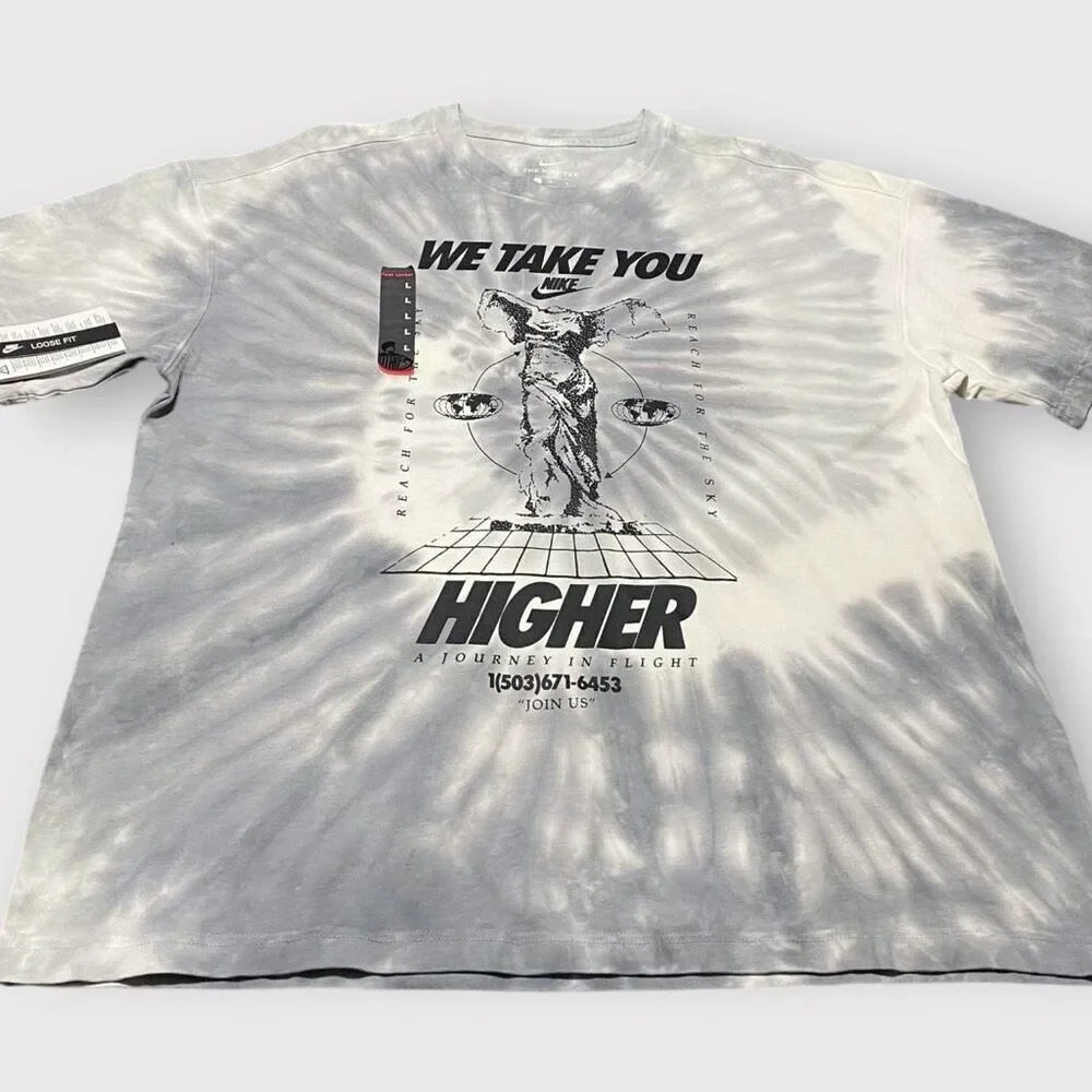 Nike NSW Tie Dye Oversize Heavyweight T-Shirt Mens size L BQ1031-021 Rare New